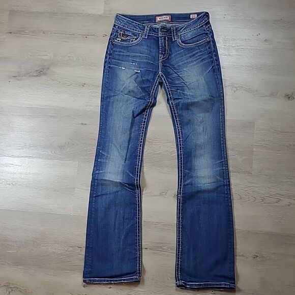 MEK DNM FOR BUCKLE LAS TUNAS BOOT CUT DENIM JEANS size 28 - Picture 1 of 10